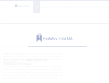 Tablet Screenshot of hastalloyindia.com